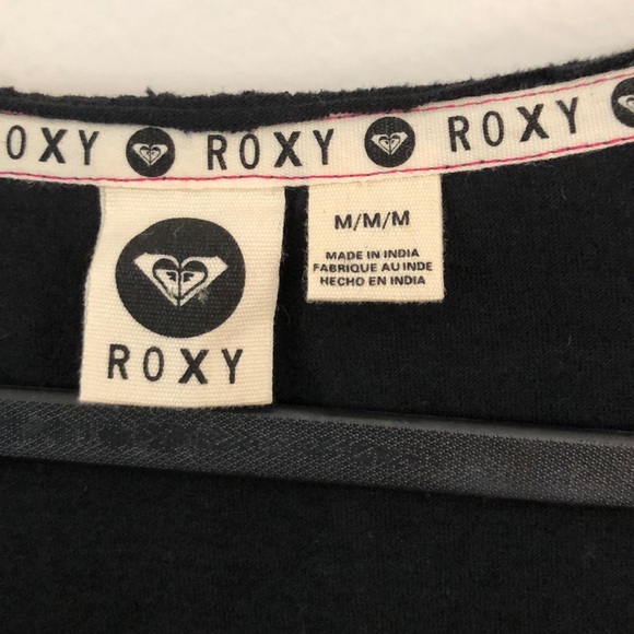 Roxy black fringe t-shirt new with out tag - Picture 2 of 5
